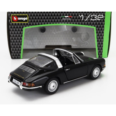 BURAGO PORSCHE 911 TARGA SPIDER 1967 - BLACK 1/32