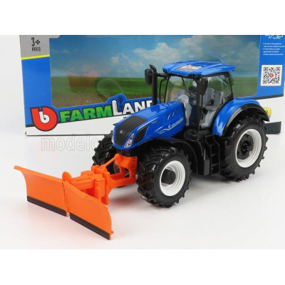 BURAGO NEW HOLLAND T7.315 TRACTOR 2009 - BLUE ORANGE 1/32