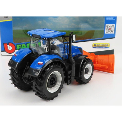 BURAGO NEW HOLLAND T7.315 TRACTOR 2009 - BLUE ORANGE 1/32