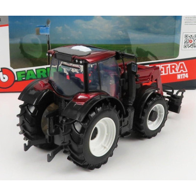 BURAGO VALTRA N174 TRACTOR 2017 - RED BLACK 1/32