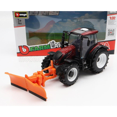 BURAGO VALTRA N174 TRACTOR 2017 - RED BLACK 1/32