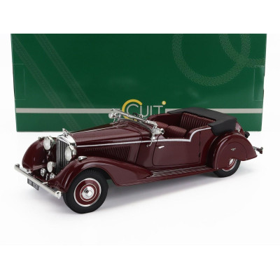 CULT SCALE MODELS BENTLEY 4.25L VANDEN PLAS TOURER CABRIOLET OPEN 1938 - BORDEAUX BLACK 1/18