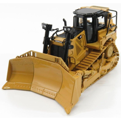 DM MODELS CATERPILLAR CATD8T RUSPA CINGOLATA - SCRAPER TYPE TRACTOR - YELLOW BLACK 1/50