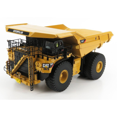 DM MODELS CATERPILLAR CAT797F CASSONE RIBALTABILE CAVA MINERARIA - MINING TRUCK - YELLOW BLACK 1/50