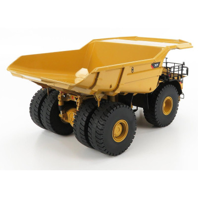 DM MODELS CATERPILLAR CAT797F CASSONE RIBALTABILE CAVA MINERARIA - MINING TRUCK - YELLOW BLACK 1/50