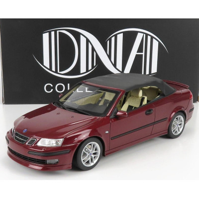 DNA COLLECTIBLES SAAB 9-3 AERO CONVERTIBLE 2005 CABRIOLET - RED 1/18