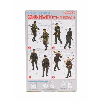 DRAGON ARMOR ACCESSORIES GERMAN INFANTRY MILITARY FIGURES 1/35