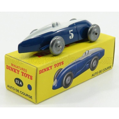 EDICOLA DINKY RACE CAR N 5 1930 - BLUE WHITE 1/43