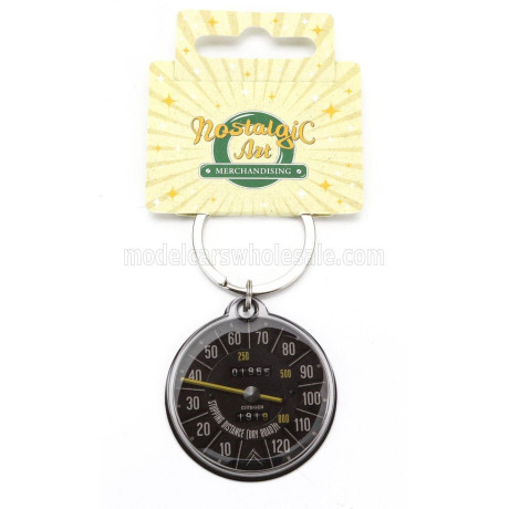 EDICOLA ACCESSORIES PORTACHIAVI - KEYRING CITROEN ROUND SPEEDOMETER - DIAMETER CM. 4.0 1/2