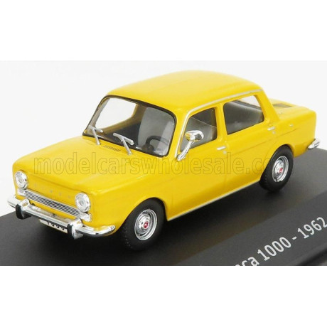 EDICOLA SIMCA 1000 1962 - CON VETRINA - WITH SHOWCASE - YELLOW 1/43