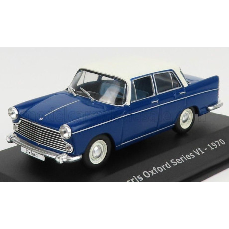 EDICOLA MORRIS OXFORD SERIES VI 1970 - CON VETRINA - WITH SHOWCASE - BLUE WHITE 1/43
