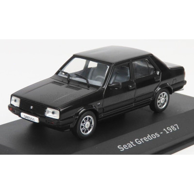 EDICOLA SEAT GREDOS 1987 - CON VETRINA - WITH SHOWCASE - BLACK 1/43