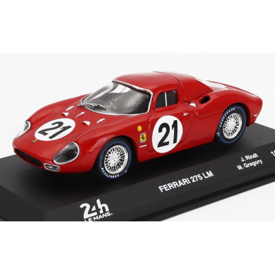 EDICOLA FERRARI 275LM 3.3L V12 ch. n5893 TEAM N.A.R.T. NORTH AMERICAN RACING N 21 WINNER 24h LE MANS 1965 JOCHEN RINDT - MASTEN