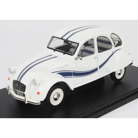 EDICOLA CITROEN 2CV FRANCE 3 1983 - WHITE BLUE 1/24