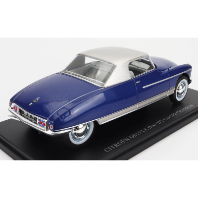 EDICOLA CITROEN DS19 LE DANDY COUPE CHAPRON 1964 - BLUE SILVER 1/24