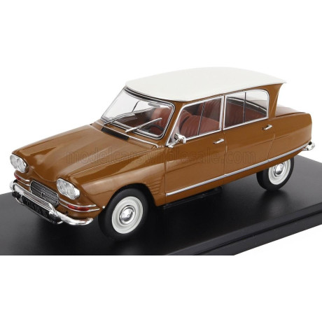 EDICOLA CITROEN AMI 6 CLUB BREAK 1968 - BROWN WHITE 1/24