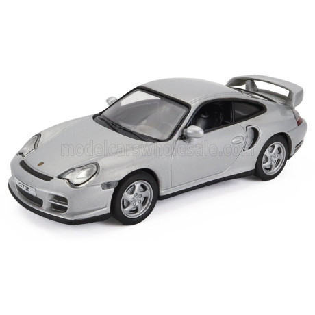 EDICOLA PORSCHE 911 996 GT2 COUPE 2000 - SILVER 1/43