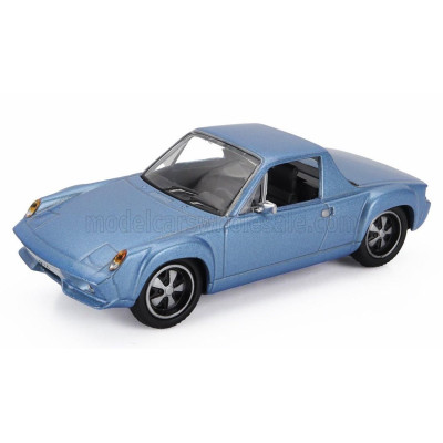 EDICOLA PORSCHE 916 COUPE 1971 - LIGHT BLUE MET 1/43