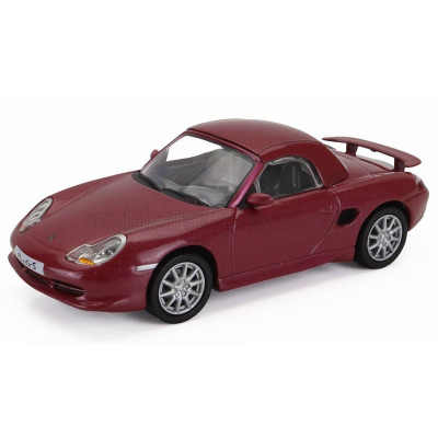 EDICOLA PORSCHE BOXSTER S 2002 - BORDEAUX MET 1/43