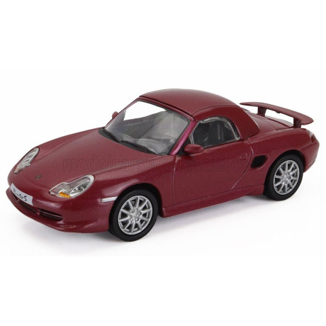 EDICOLA PORSCHE BOXSTER S 2002 - BORDEAUX MET 1/43