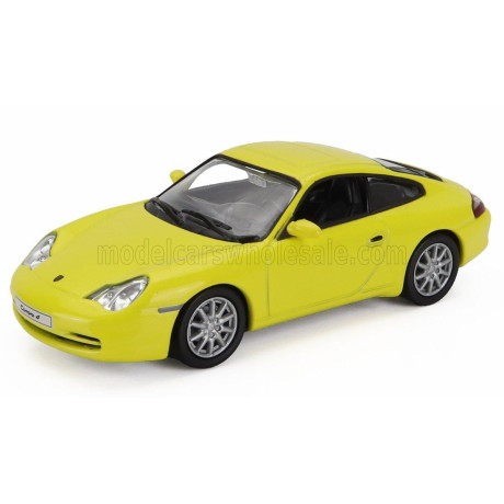 EDICOLA PORSCHE 911 996 CARRERA 4 COUPE 2001 - YELLOW 1/43
