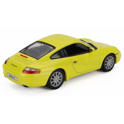 EDICOLA PORSCHE 911 996 CARRERA 4 COUPE 2001 - YELLOW 1/43