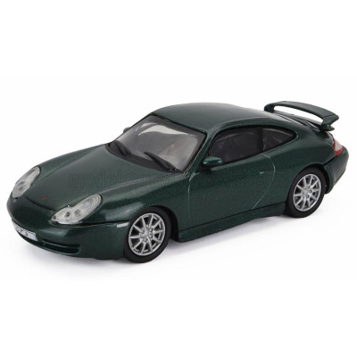 EDICOLA PORSCHE 911 996 GT3 COUPE 1999 - GREEN MET 1/43