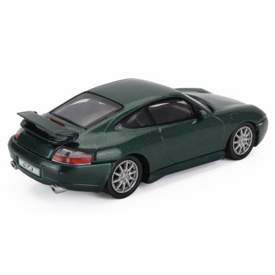 EDICOLA PORSCHE 911 996 GT3 COUPE 1999 - GREEN MET 1/43