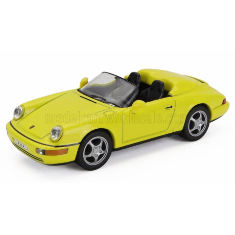 EDICOLA PORSCHE 911 964 SPEEDSTER SPIDER 1993 - YELLOW 1/43