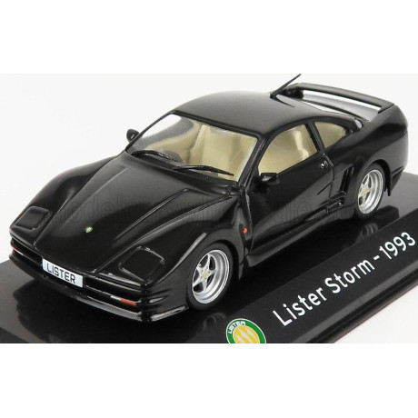 EDICOLA LISTER STORM 1993 - CON VETRINA - WITH SHOWCASE - BLACK 1/43