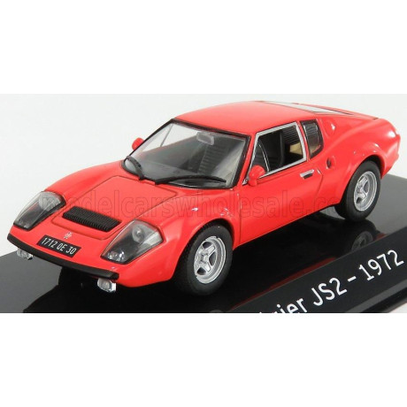 EDICOLA LIGIER JS2 1972 - CON VETRINA - WITH SHOWCASE - RED 1/43