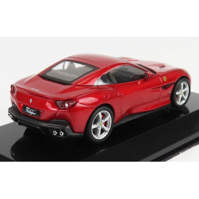 EDICOLA FERRARI PORTOFINO 2018 - CON VETRINA - WITH SHOWCASE - RED 1/43