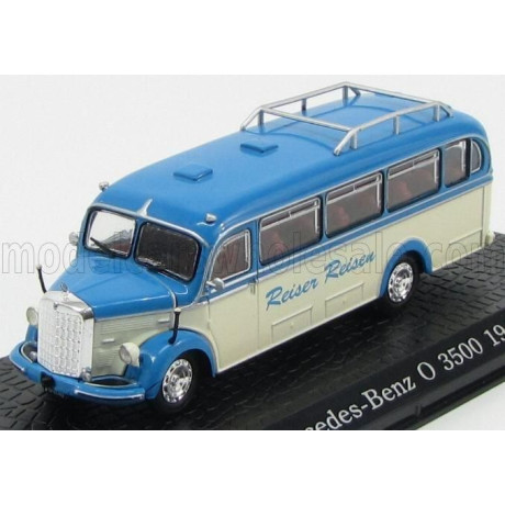 EDICOLA MERCEDES BENZ O3500 AUTOBUS REISER REINEN 1949 - DAMAGE DISPLAY BOX - BLUETTE CREAM 1/72