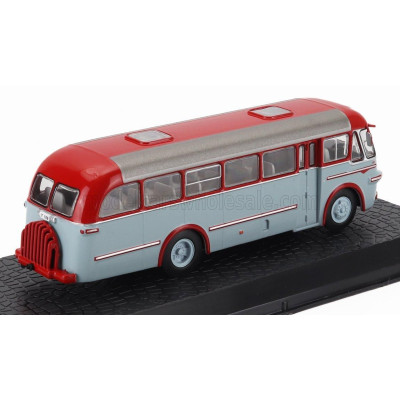 EDICOLA VOLVO B616 AUTOBUS 1953 - DAMAGE DISPLAY BOX - RED LIGHT BLUE 1/72