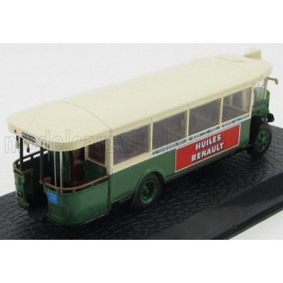 EDICOLA RENAULT TN6C2 AUTOBUS PTE DES LILAS 1932 - DAMAGE DISPLAY BOX - GREEN WHITE 1/72