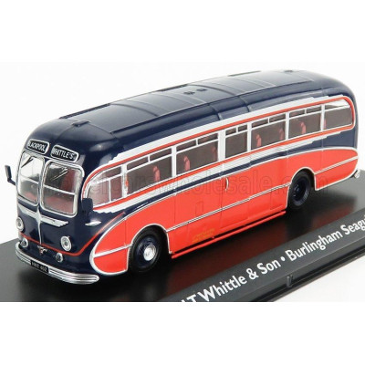 EDICOLA LEYLAND TIGER CUB AUTOBUS BURLINGHAM SEAGULL COACH JT WHITTLE & SON 1951 - RED BLACK 1/72