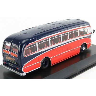 EDICOLA LEYLAND TIGER CUB AUTOBUS BURLINGHAM SEAGULL COACH JT WHITTLE & SON 1951 - RED BLACK 1/72