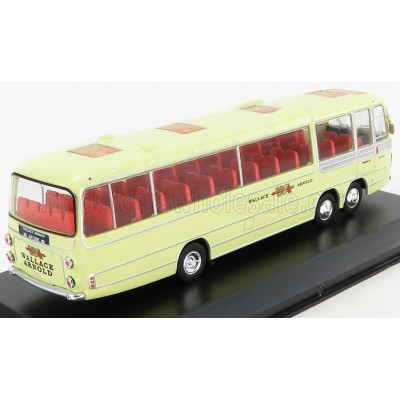 EDICOLA BEDFORD VAL PLAXTON AUTOBUS 3-ASSI PANORAMA COACH WALLACE ARNOLD 1967 - CREAM 1/72