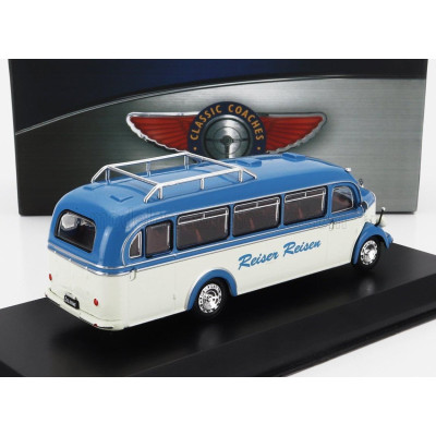 EDICOLA MERCEDES BENZ O3500 AUTOBUS REISEN REISEN 1950 - BLUE BEIGE 1/72