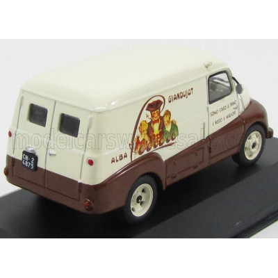 EDICOLA FIAT 615 VAN FERRERO 1952 - IVORY BROWN 1/43