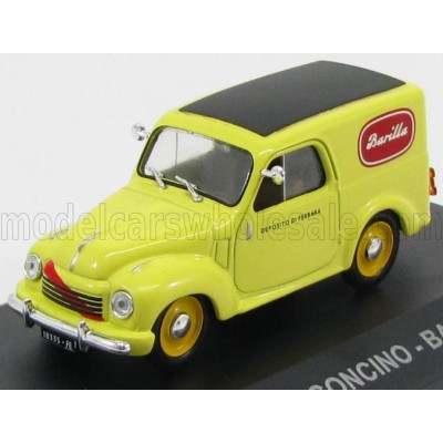 EDICOLA FIAT 500C FURGONCINO VAN BARILLA 1951 - YELLOW 1/43