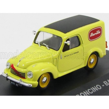 EDICOLA FIAT 500C FURGONCINO VAN BARILLA 1951 - YELLOW 1/43