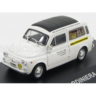 EDICOLA FIAT 500 GIARDINIERA SIP 1967 - WHITE 1/43