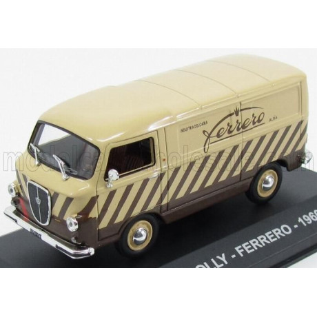 EDICOLA LANCIA JOLLY VAN FERRERO 1960 - IVORY BROWN 1/43