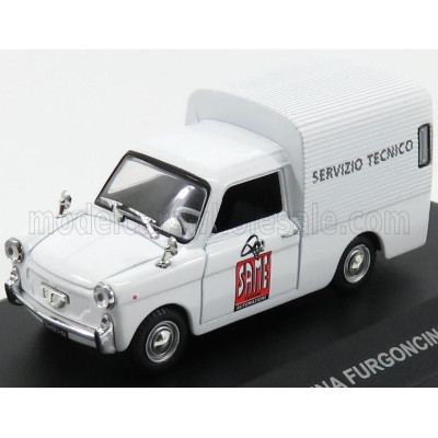 EDICOLA AUTOBIANCHI BIANCHINA FURGONCINO VAN SERVIZIO TECNICO SAME 1970 - WHITE 1/43