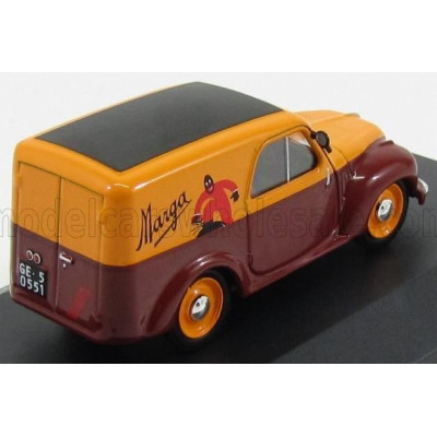 EDICOLA FIAT 500 C VAN FURGONCINO MARGA 1950 - YELLOW BROWN 1/43