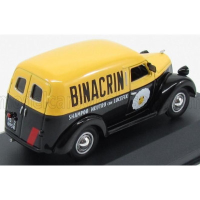 EDICOLA LANCIA ARDEA 800 VAN 1949 - BINACRIN SHAMPOO NEUTRO CON LUCEFIX - BLACK YELLOW 1/43