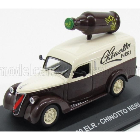 EDICOLA FIAT 1100 ELR VAN 1951 - CHINOTTO NERI - BROWN IVORY 1/43