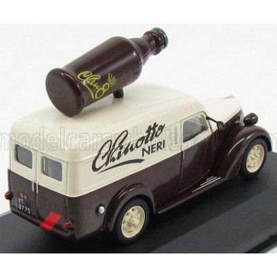 EDICOLA FIAT 1100 ELR VAN 1951 - CHINOTTO NERI - BROWN IVORY 1/43
