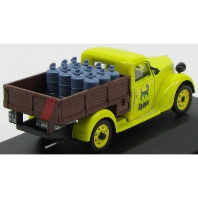 EDICOLA FIAT 1100 ELR CAMIONCINO PICK-UP AGIPGAS 1954 - YELLOW BROWN 1/43